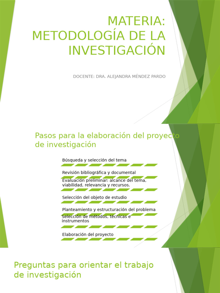 Guía para Elaborar un Proyecto de Investigación | PDF