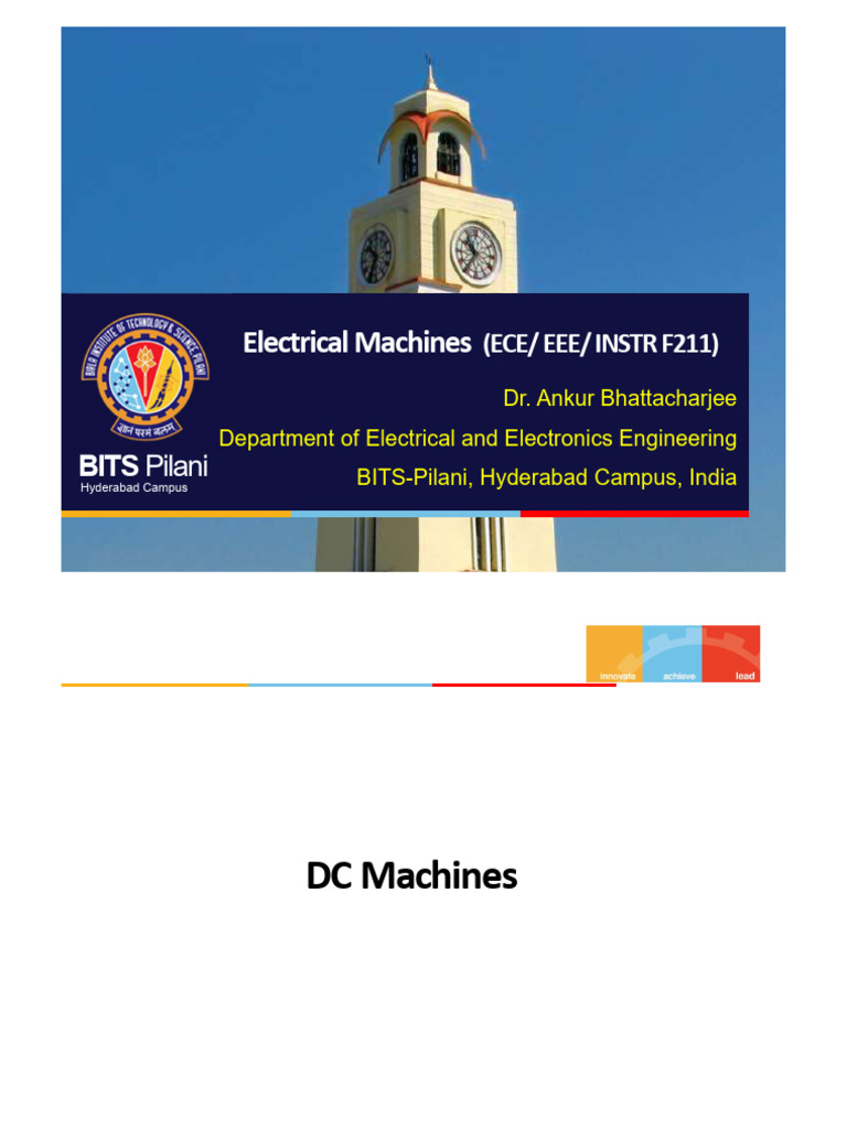 Electrical Machines Lec-5 - AB - 14.08.2024 - Class | PDF | Inductor ...
