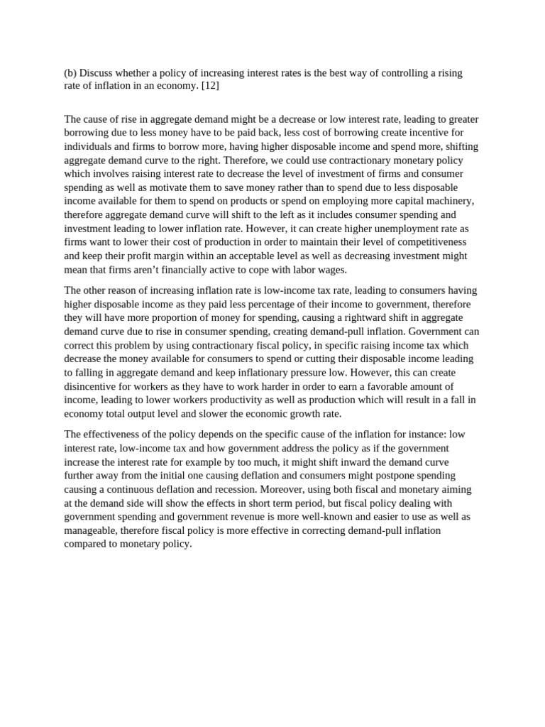 Eco 17 - 03 - 22 | PDF | Inflation | Fiscal Policy