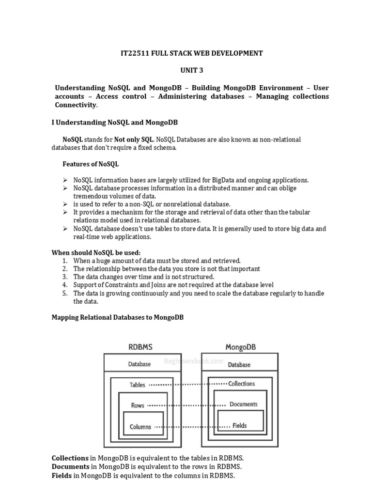Iii pdf no sql mongo db