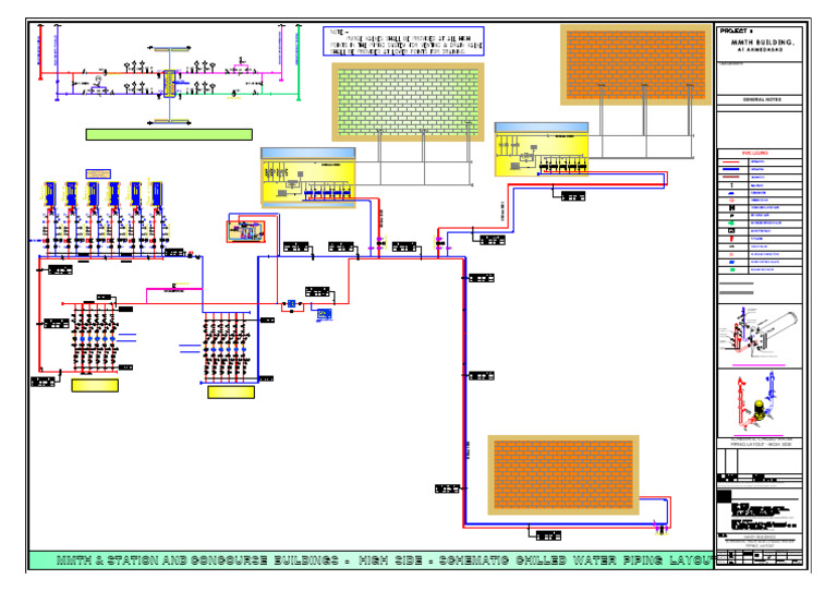 Chilled Water Piping Layout | PDF | Heat Transfer | Engineering ...