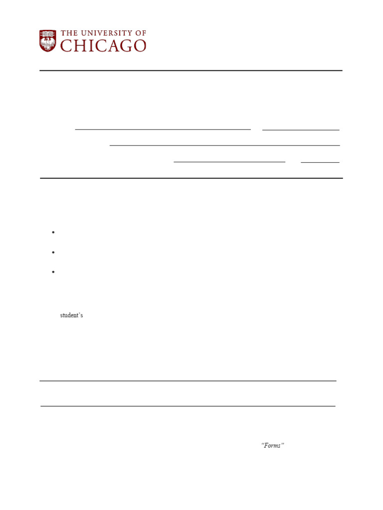 UChicago Transfer Early Decision Agreement | PDF