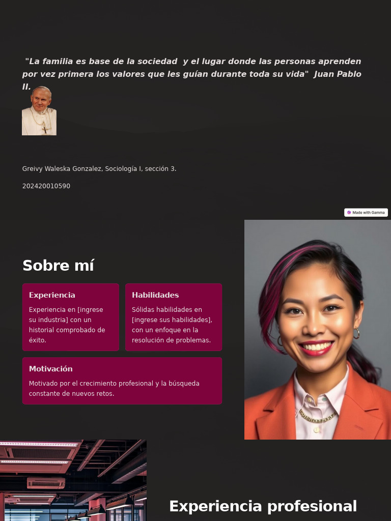 La familia es base de la sociedad y el lugar donde las personas