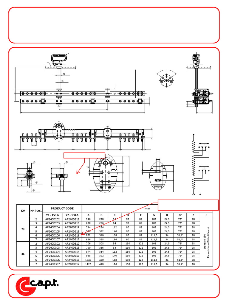 Tap Changer Type Af240d | PDF | Power (Physics) | Equipment