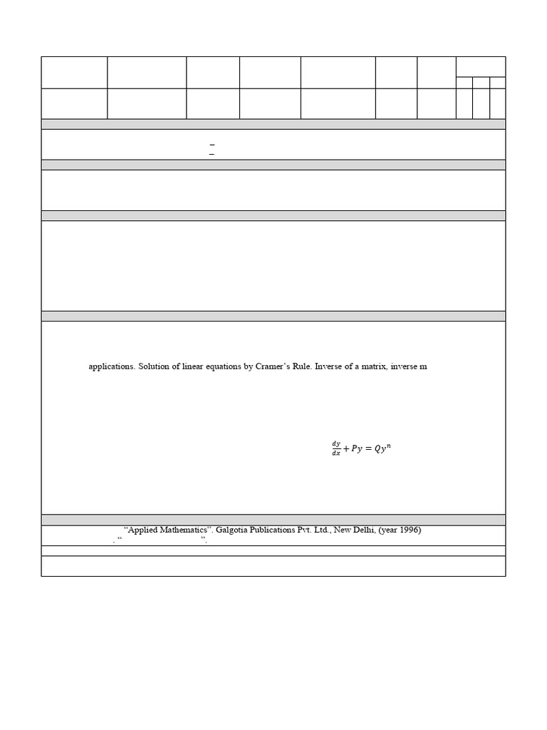 Annexure-III SPL BOS, APS: 27.3.2019 | PDF | Matrix (Mathematics ...