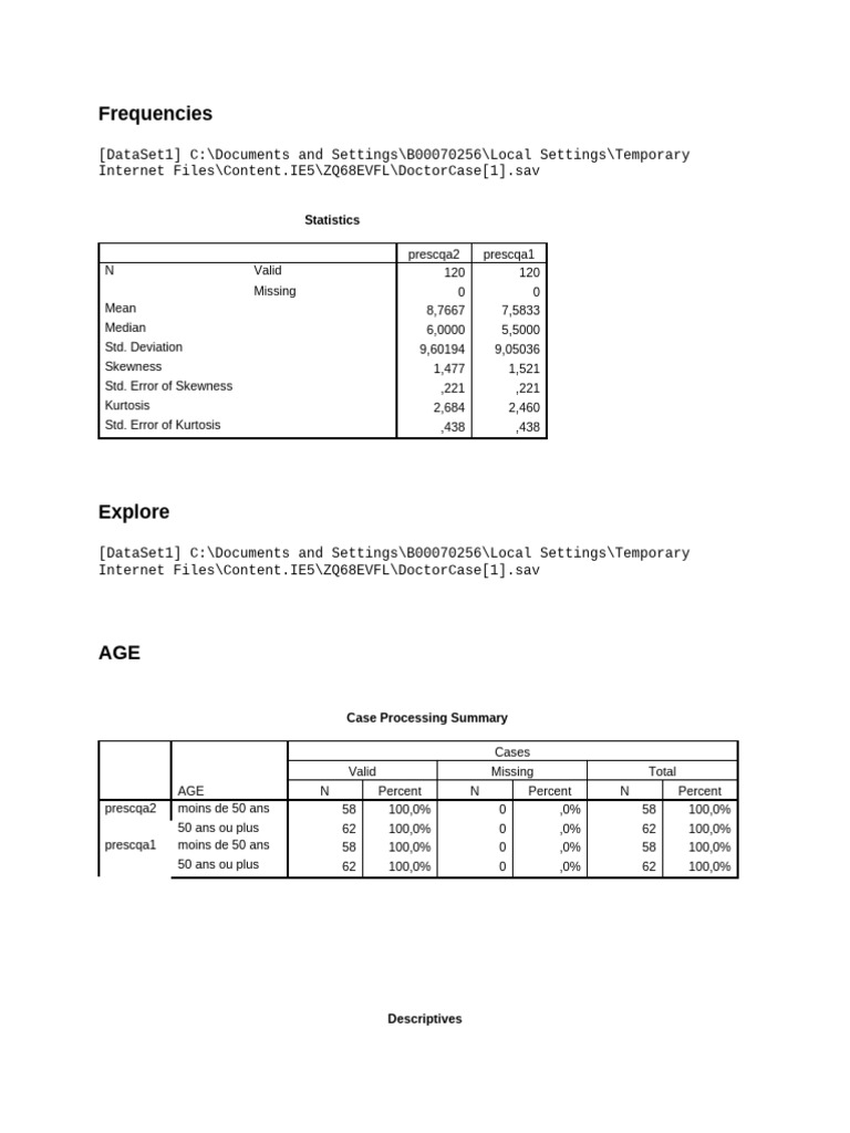 Chi-Square Analysis in SPSS | PDF | Chi Squared Test | Skewness
