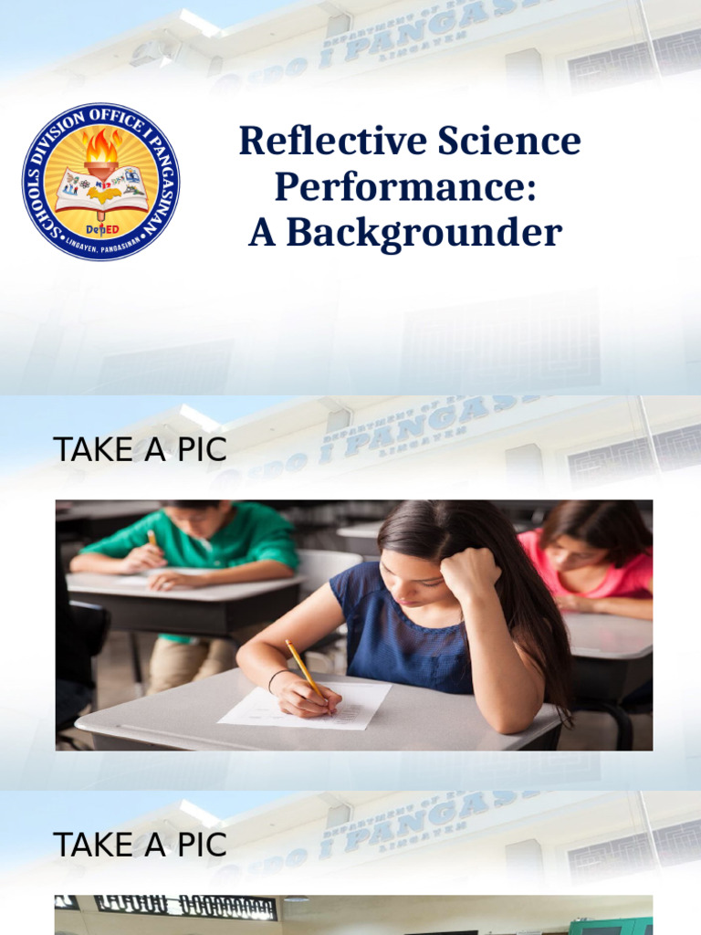 REFLECTIVE SCIENCE PERFORMANCE-A BACKGROUNDER | PDF | Educational ...