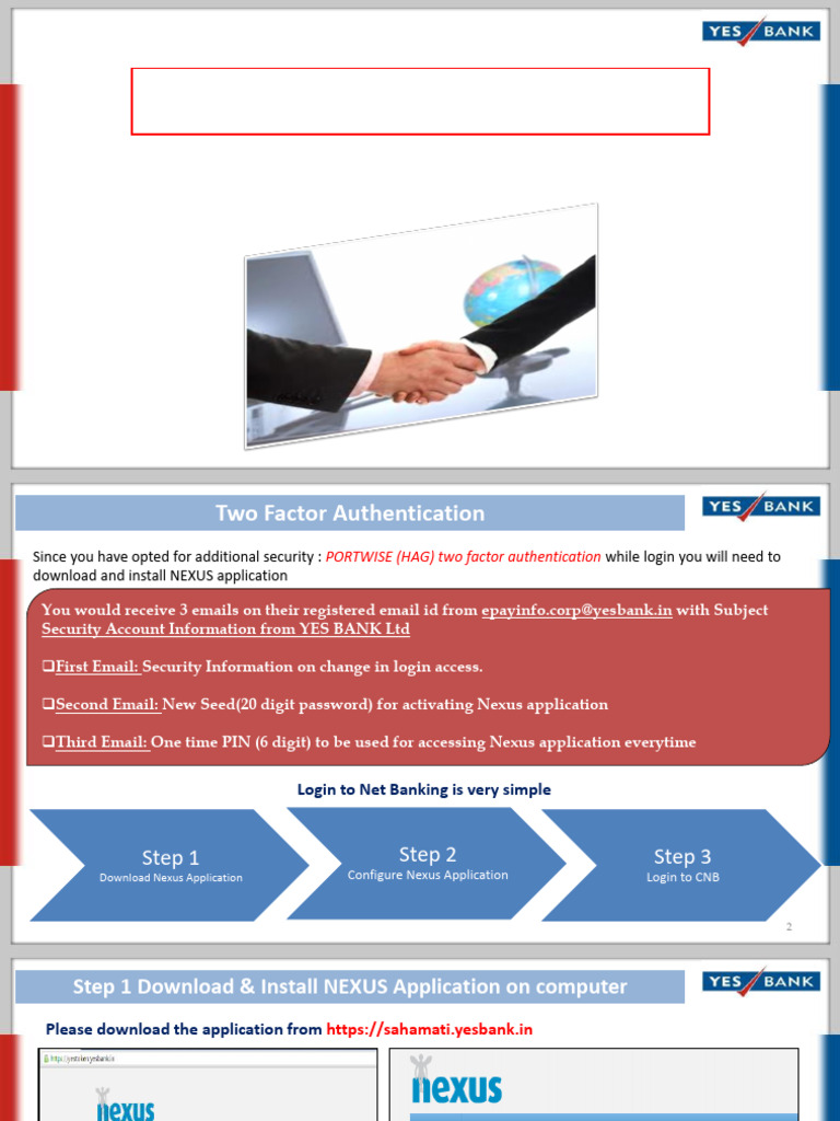 Yes Bank Net Banking Login Guide | PDF | Security Technology | Cyberwarfare