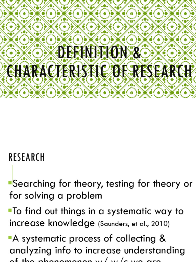 Chap 1 definition characteristic of research pdf experiment