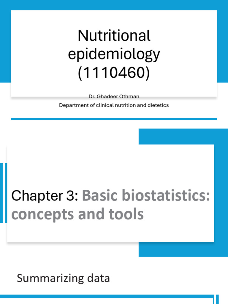 What Is Standard Error In Biostatistics