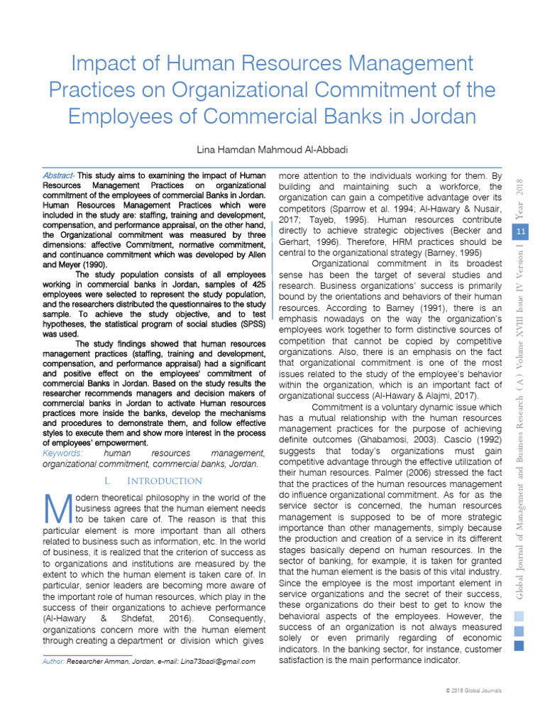 2 Impact of Human Resources | PDF | Human Resource Management ...