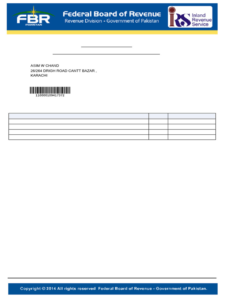 Declaration 4220103563315 | PDF | Expense | Taxes