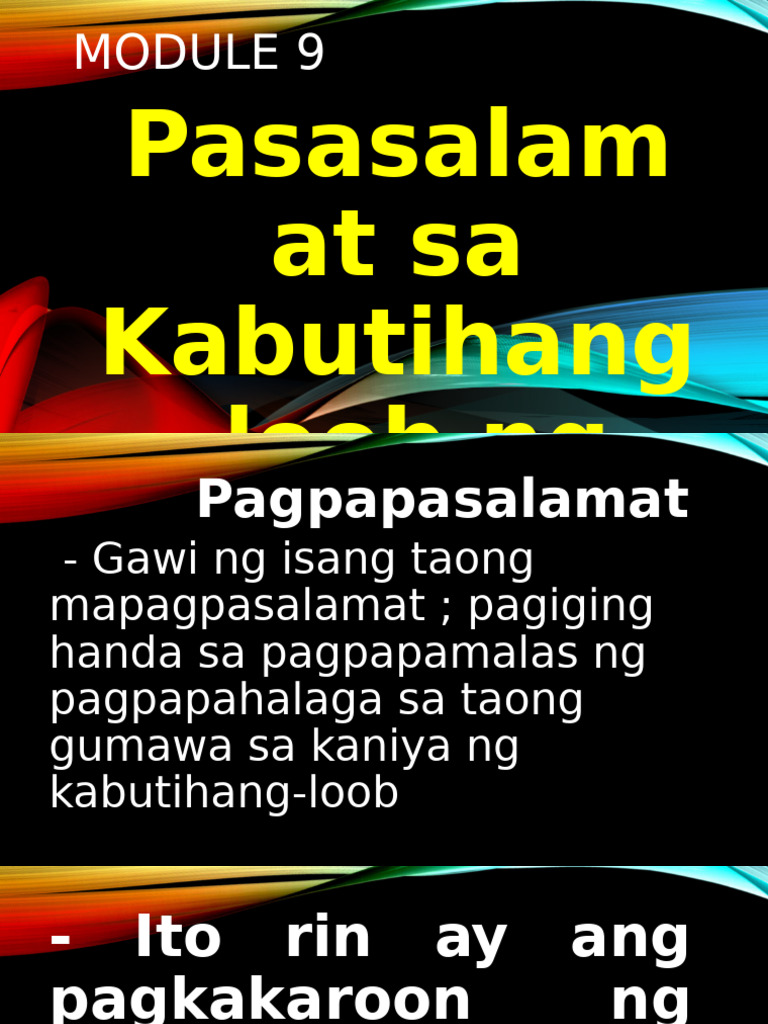 PASASALAMAT | PDF