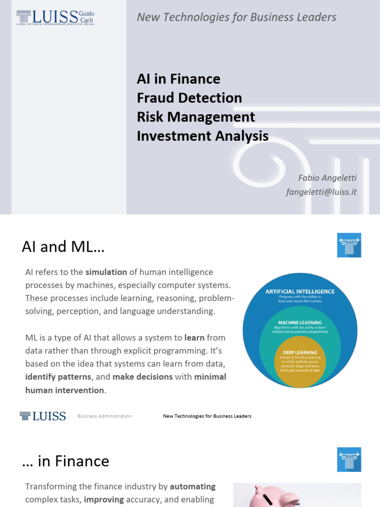AI-Driven Fraud Detection in Finance | PDF | Artificial Intelligence ...