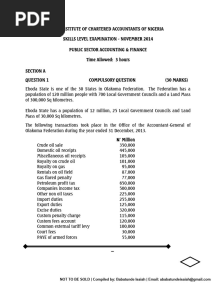 ICAN PSAF Past Questions 2014 - Nov 2023