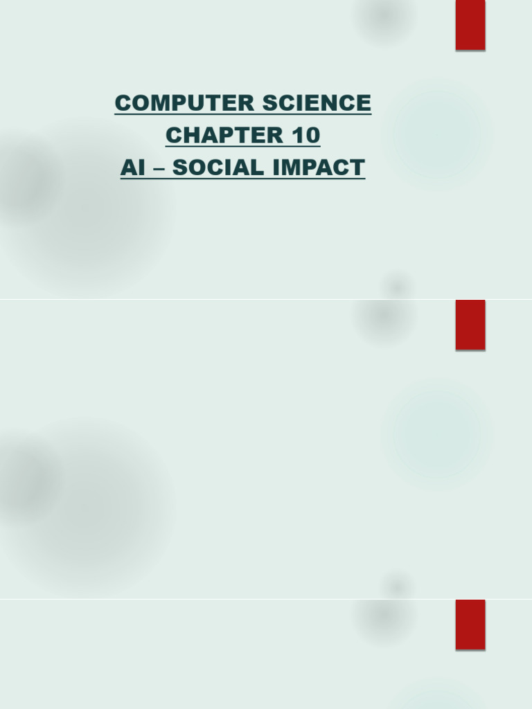 AI for Social Impact in Various Sectors | PDF | Artificial Intelligence ...