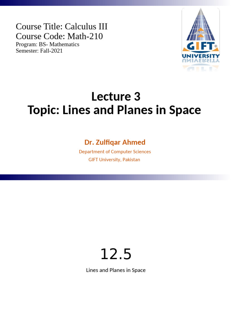 Lecture 03 | PDF