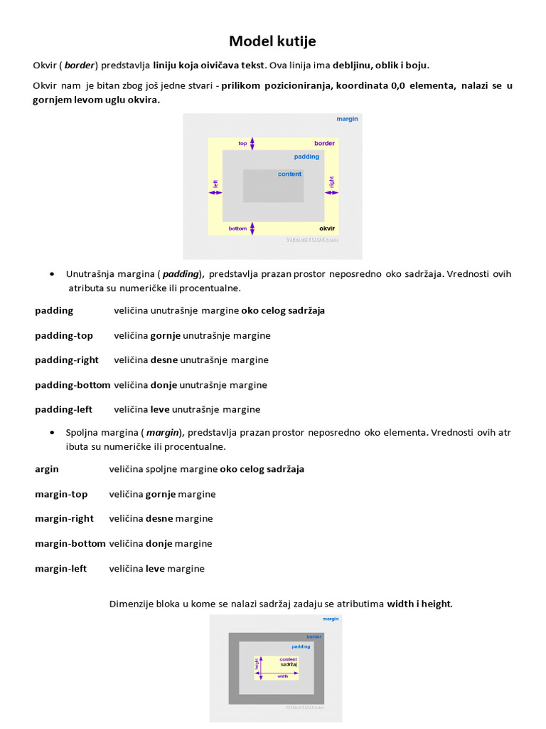 Model Kutije | PDF