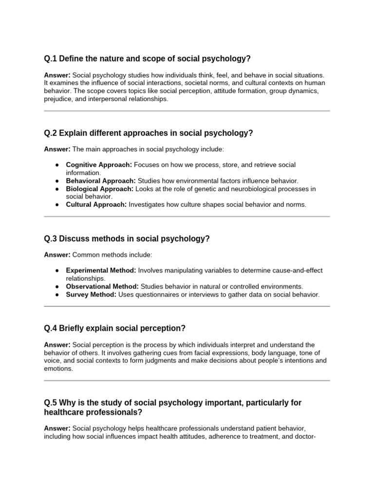 BPTQB | PDF | Attitude (Psychology) | Social Psychology