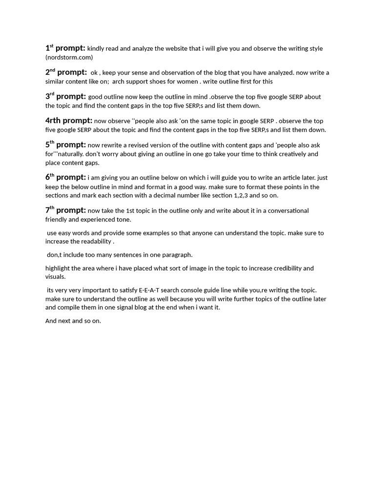 Writing Prompts | PDF