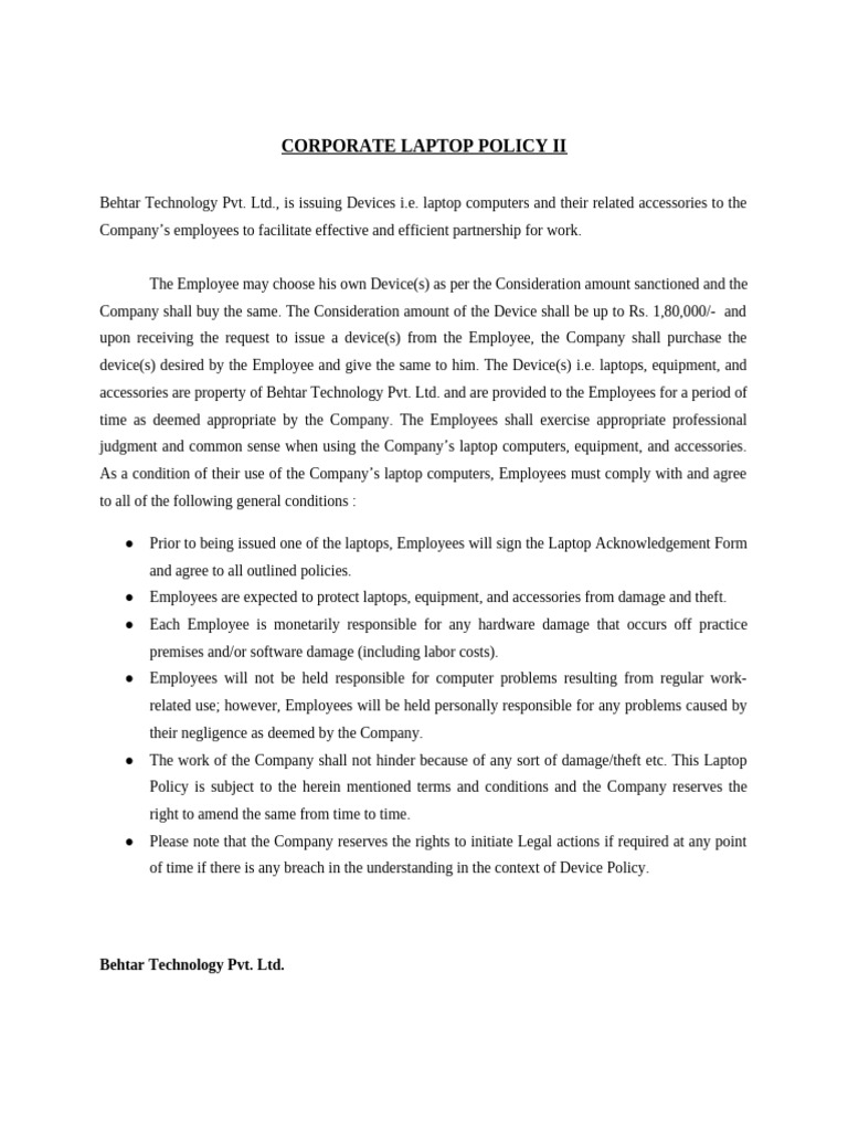 Chimaera Device Policy