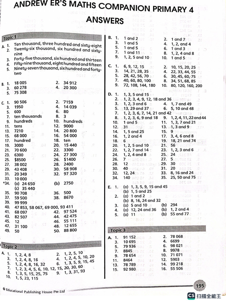 Andrew Ers Key | PDF