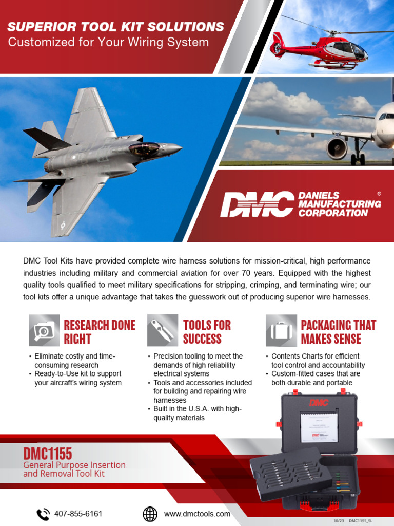 DMC1155 Tool Kit for Wiring Solutions | PDF | Manufactured Goods