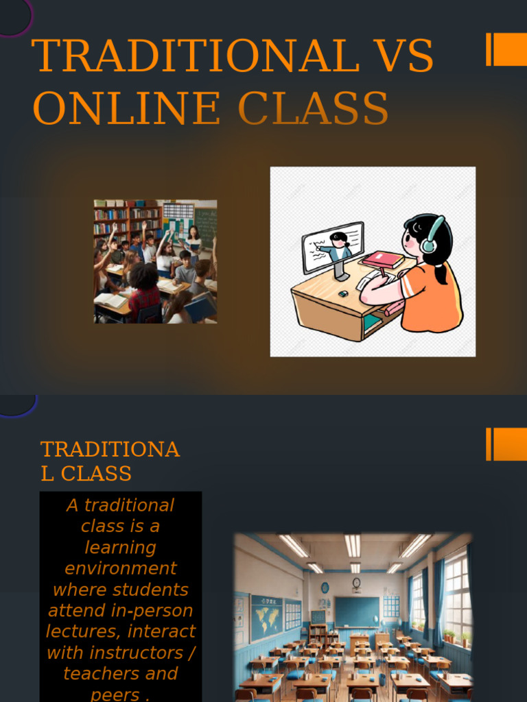 Assignment On Comparison Between Traditional and Online Learning | PDF