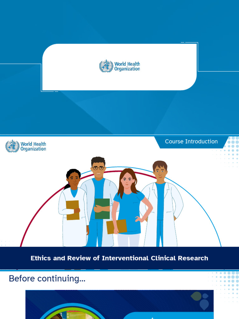 Ethics in Interventional Research Course | PDF | Clinical Trial ...