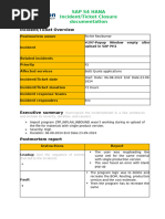SAP FICO & MM Support Ticket Solutions | PDF