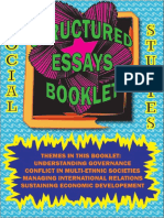 Social Studies Structured Essays