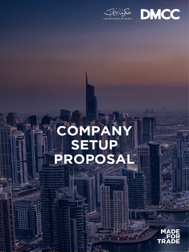 DMCC Company Setup Proposal - Crypto | PDF | Dubai | United Arab Emirates