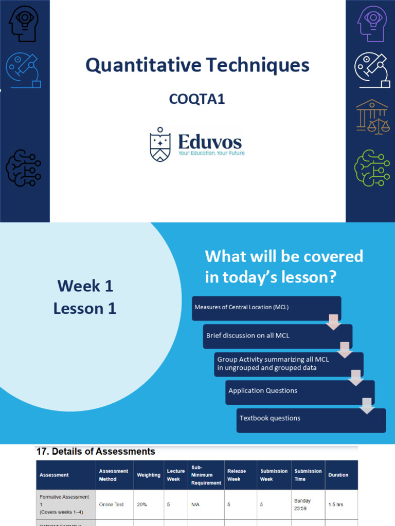 Week 1 - Describing Data 2 | PDF | Mean | Mode (Statistics)
