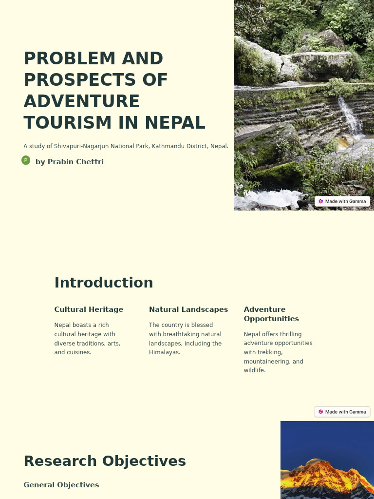 Adventure Tourism Challenges in Nepal | PDF | Tourism | Data
