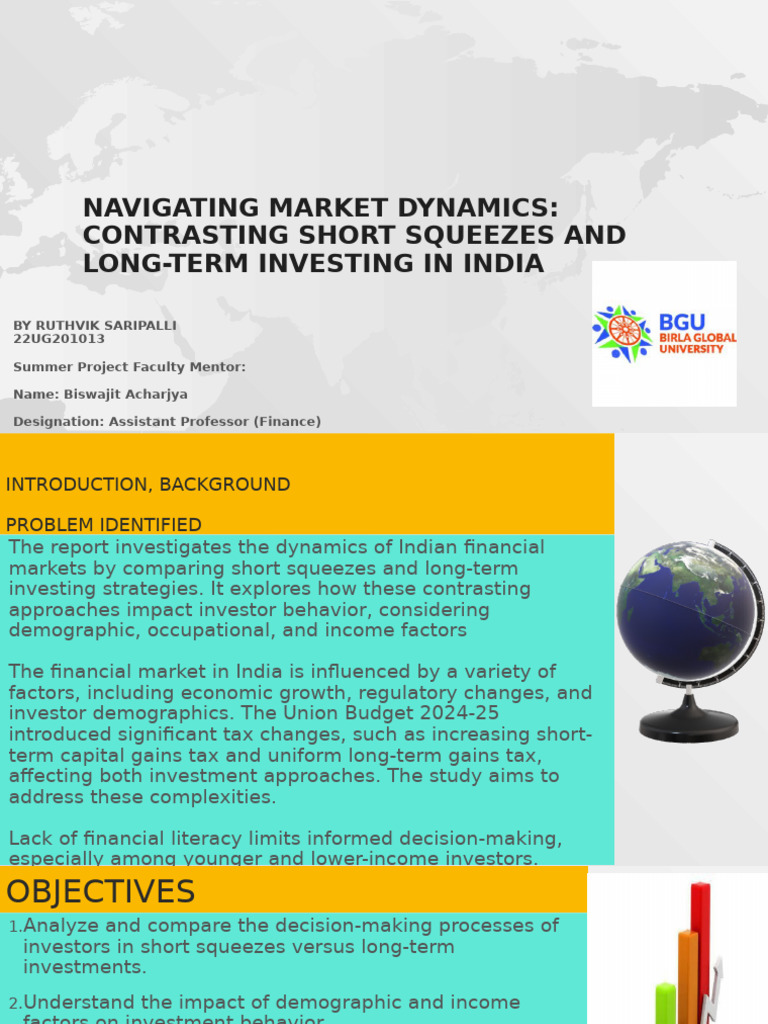 Ruthvik Saripalli 22ug201013 Presentation | PDF | Investing | Market ...
