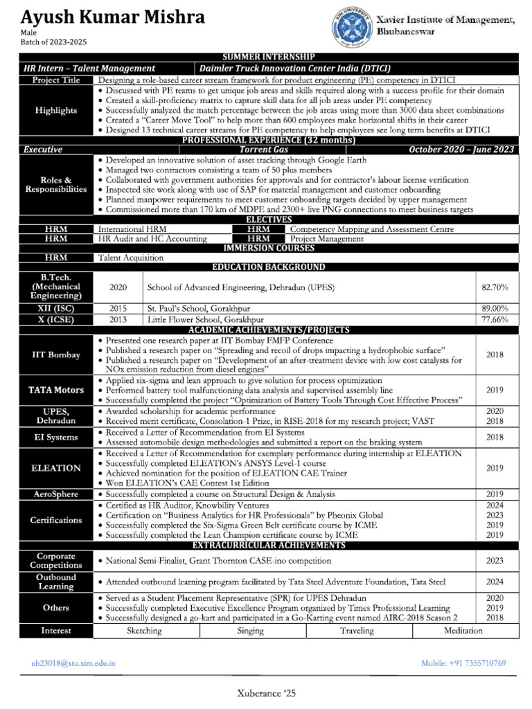 Ayush Ximb | PDF