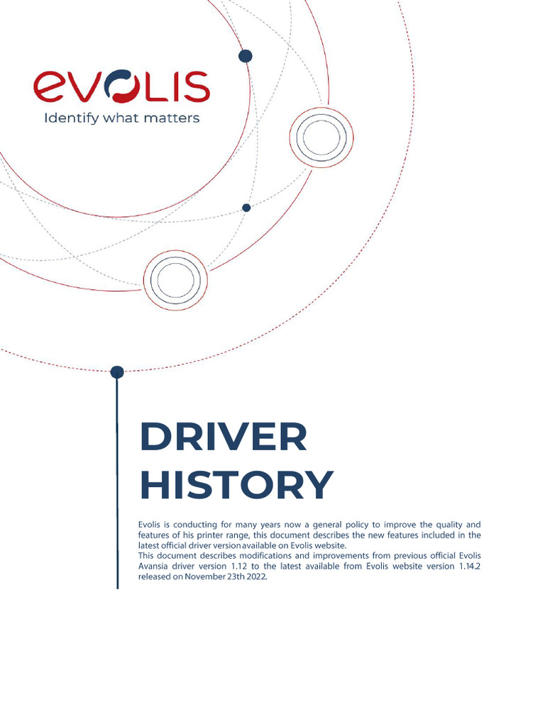Avansia Driver Version History | PDF | Operating System Families ...