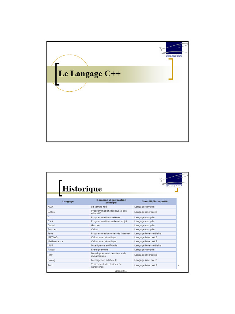 Programmer l'IA en C++ | PDF | Langage de programmation | Compilateur
