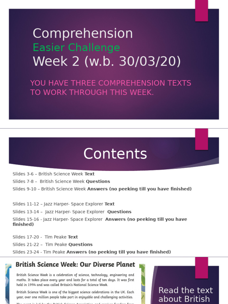Comprehension Easier | PDF