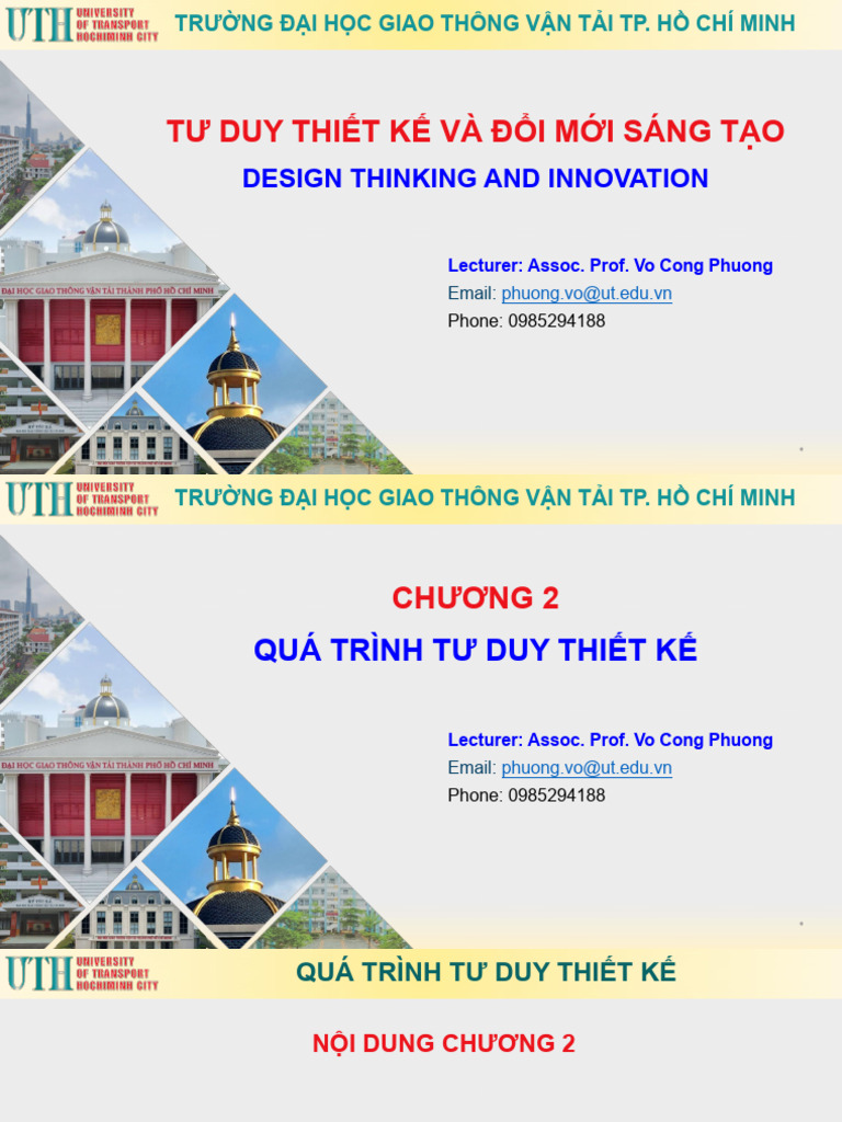 Chuong 2 - Qua Trinh Tu Duy Thiet Ke | PDF