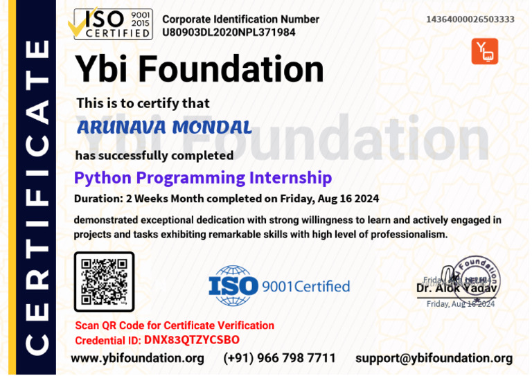 Python Programming Internship 30days Pdf