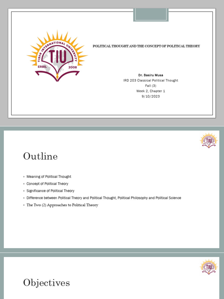 Chapter 1 Political Science | PDF | Theory | Political Philosophy