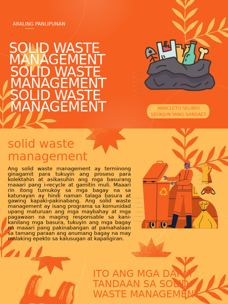 Solid Waste Managements | PDF