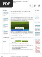 Download Tips Menghilangkan Kode Aktivasi Windows XP by earifa SN80101385 doc pdf