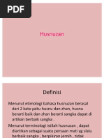 Husnuzan kepada Sesama Manusia