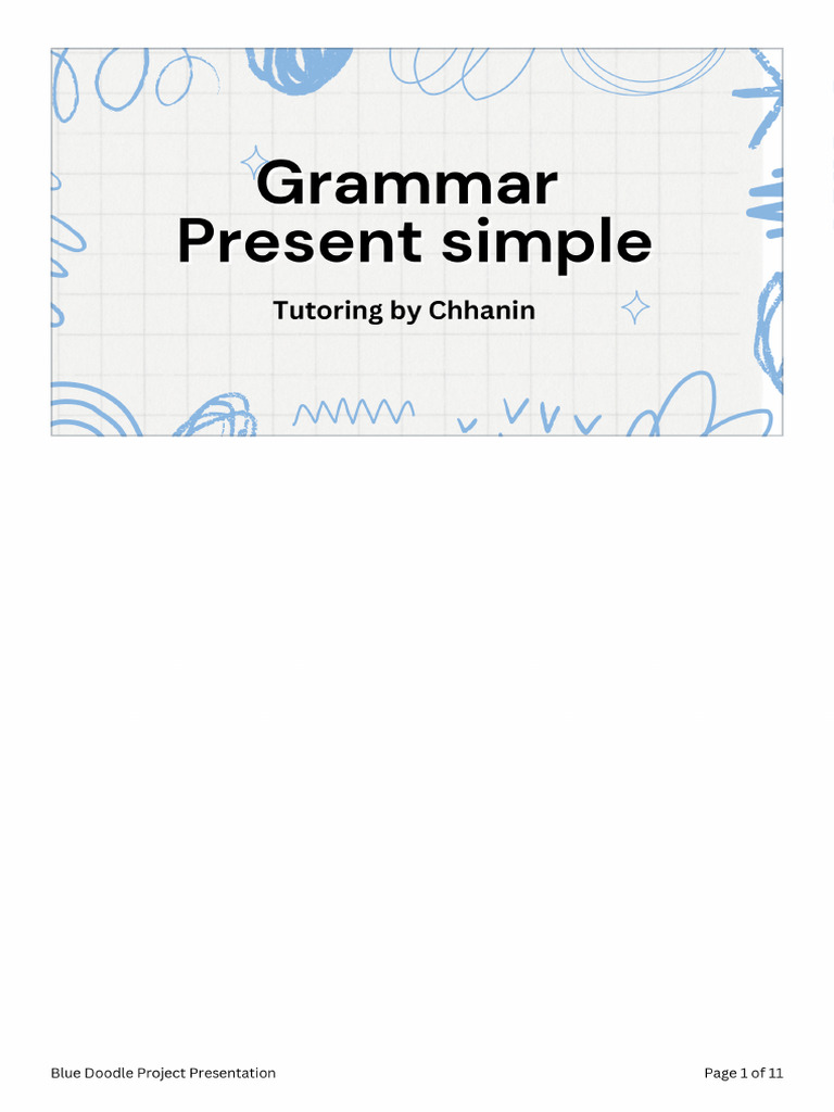Present Simple Lesson | PDF