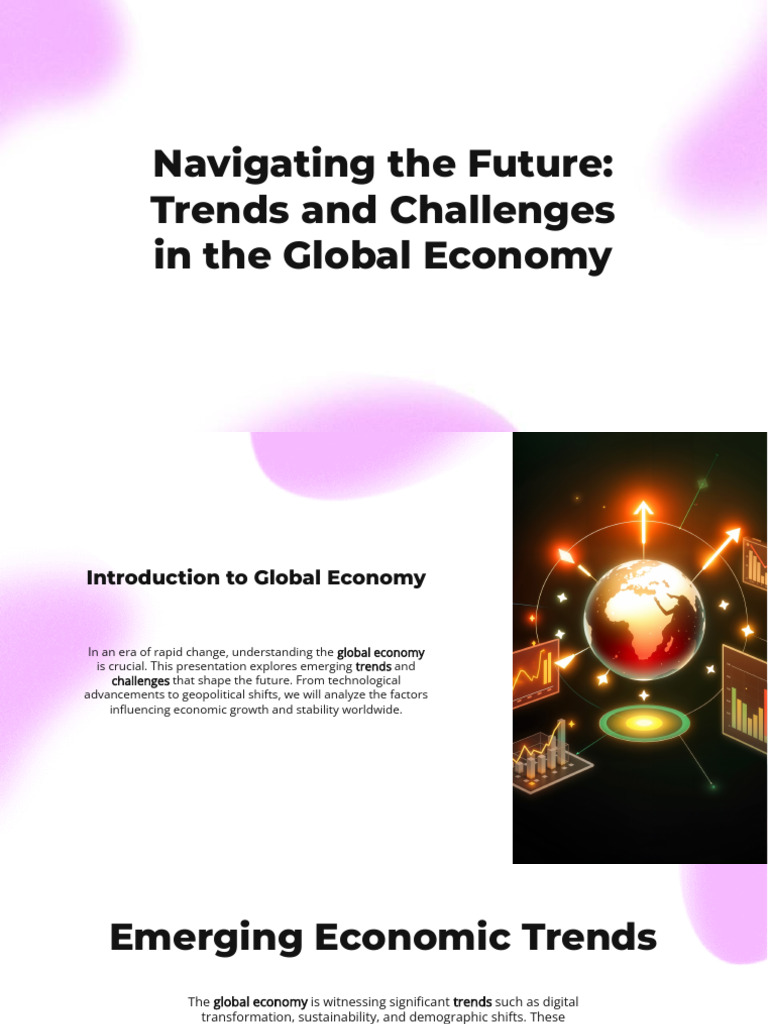 Slidesgo Navigating The Future Trends and Challenges in The Global ...