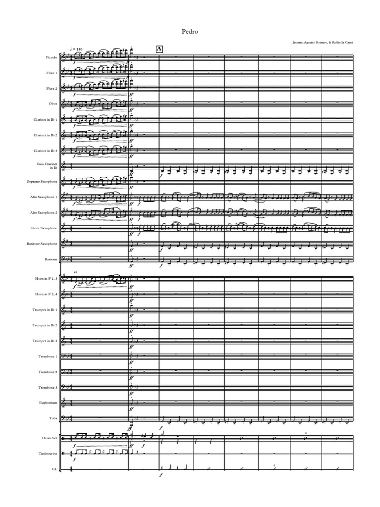 Pedro - Full Score | PDF