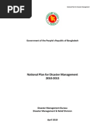 Nataional Plan for Disaster (2010-2015)