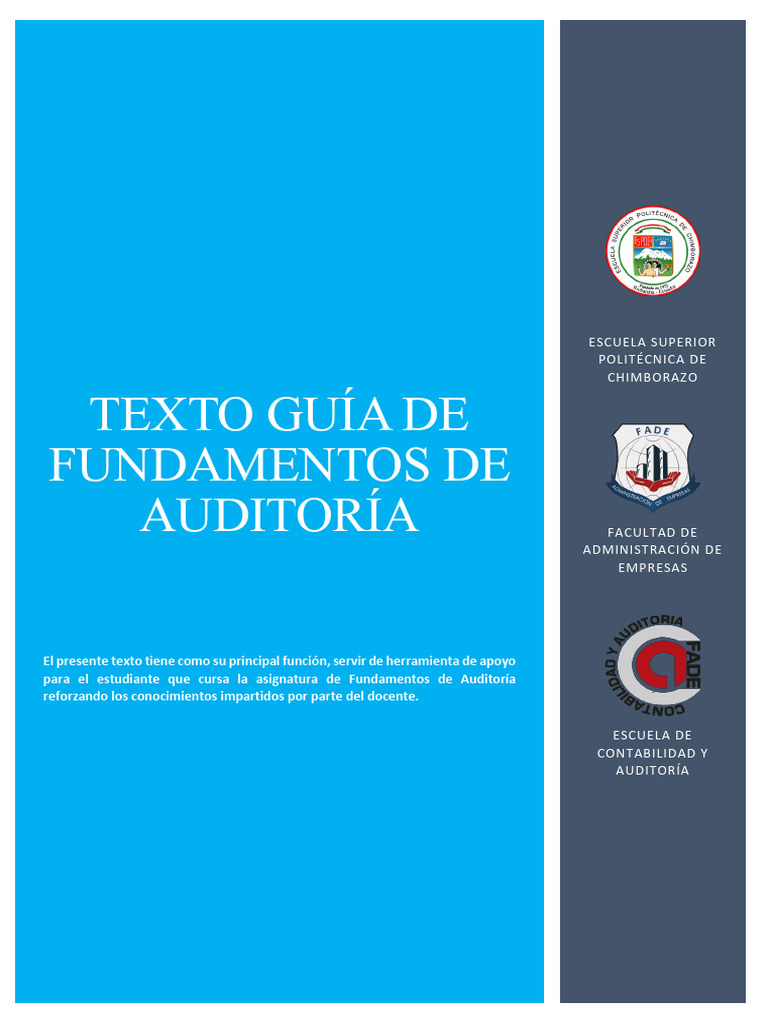 Unidad I Fundamentos Auditoría 1 Pdf Auditoría Contralor
